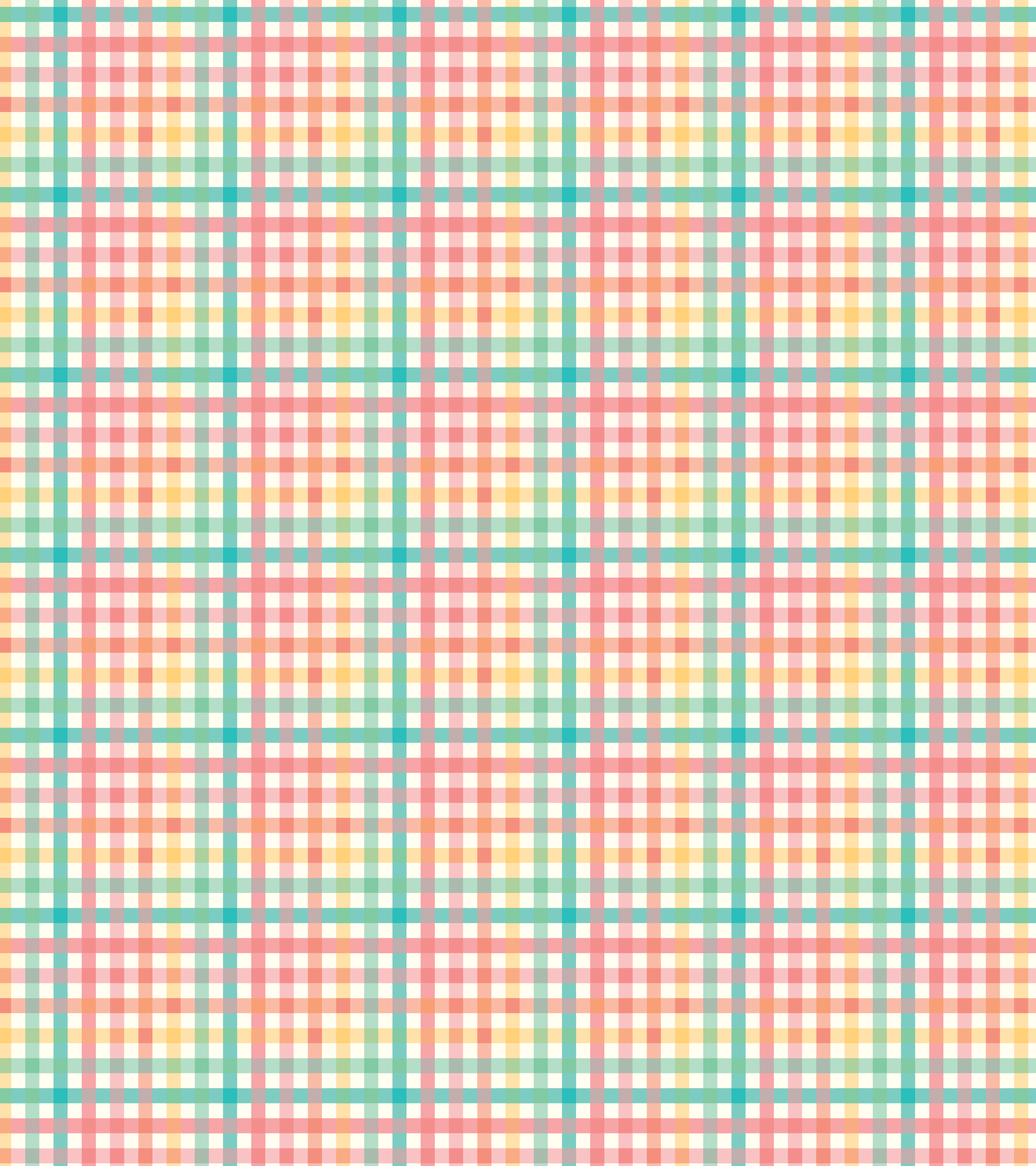 Spring Gingham Baby Blanket