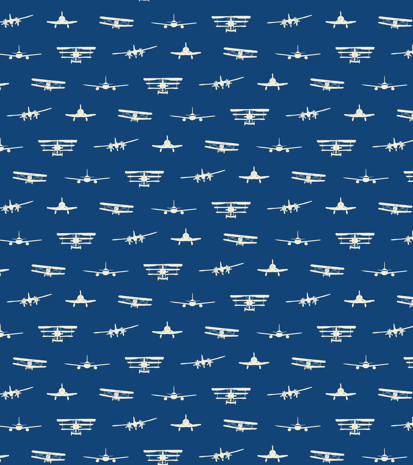 Airplanes Take Flight Navy Baby Blanket