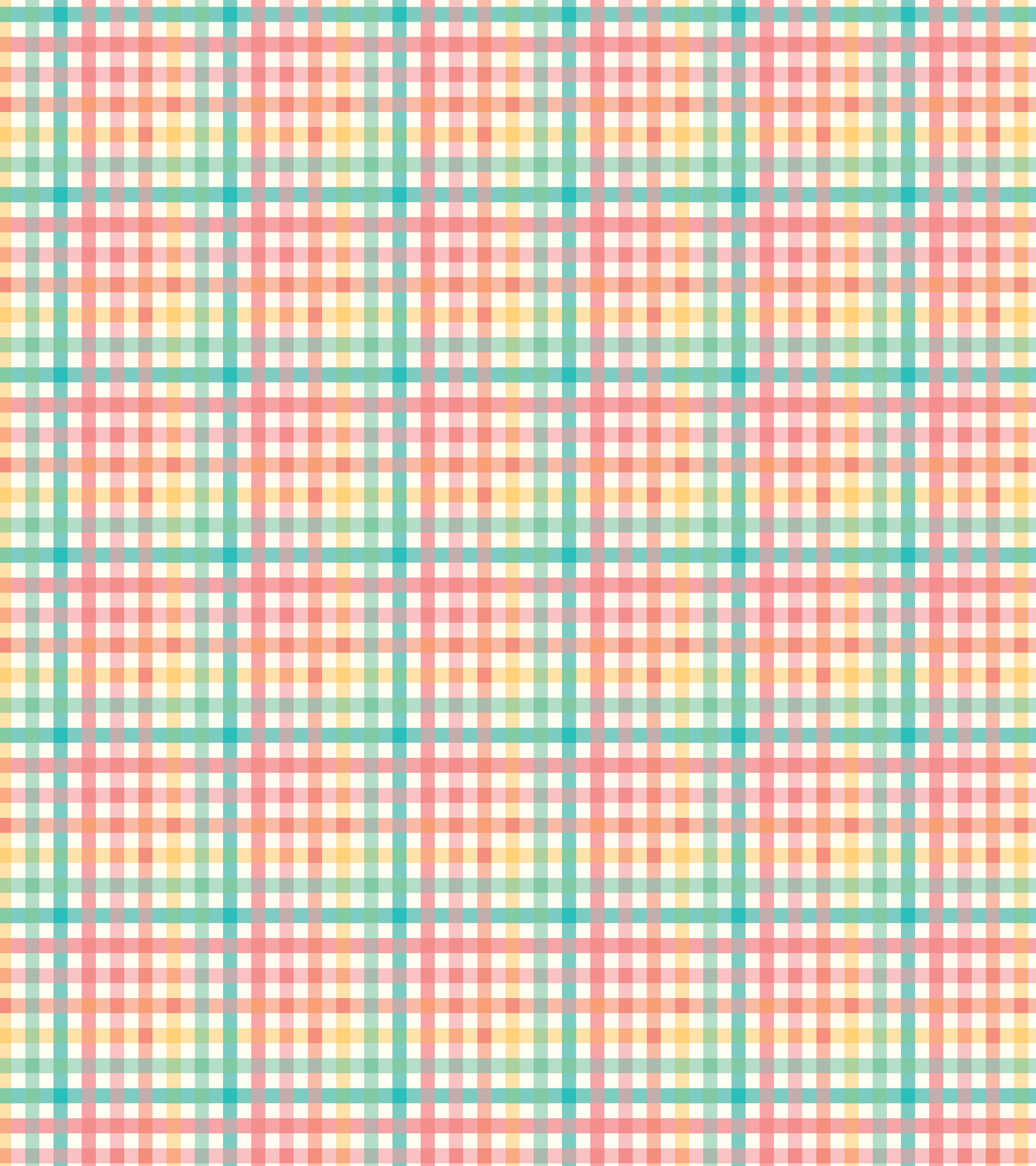 Spring Gingham Baby Blanket