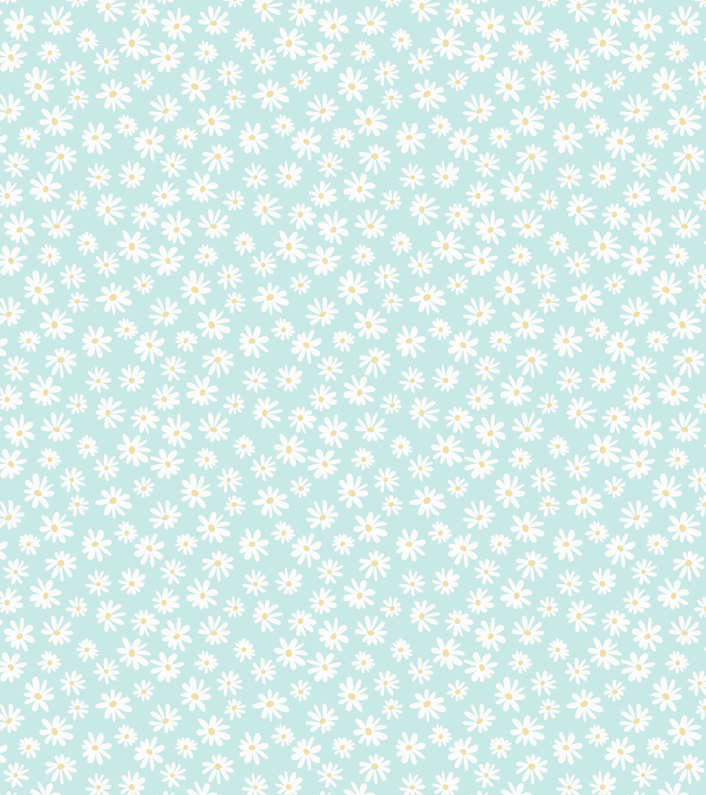 Dancing Daisies Sky Baby Blanket