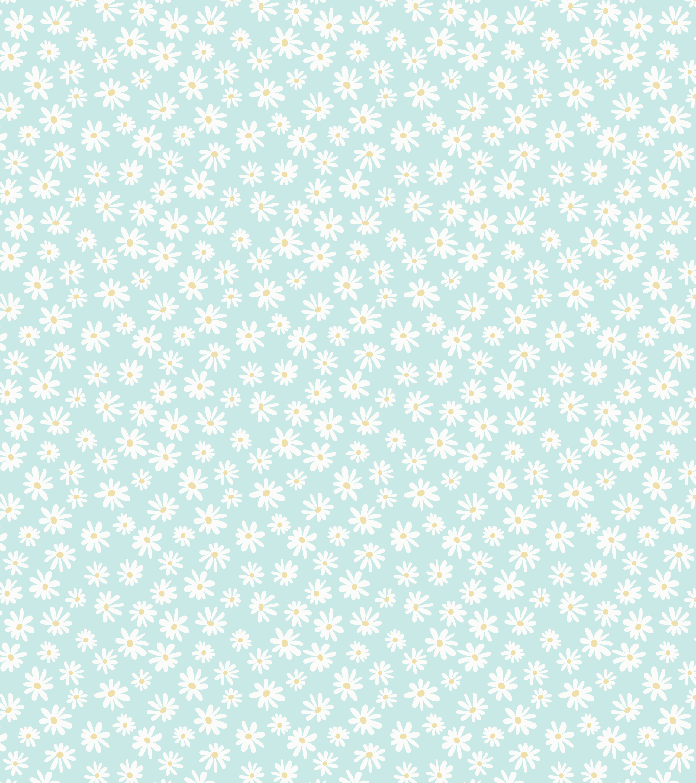 Dancing Daisies Sky Baby Blanket