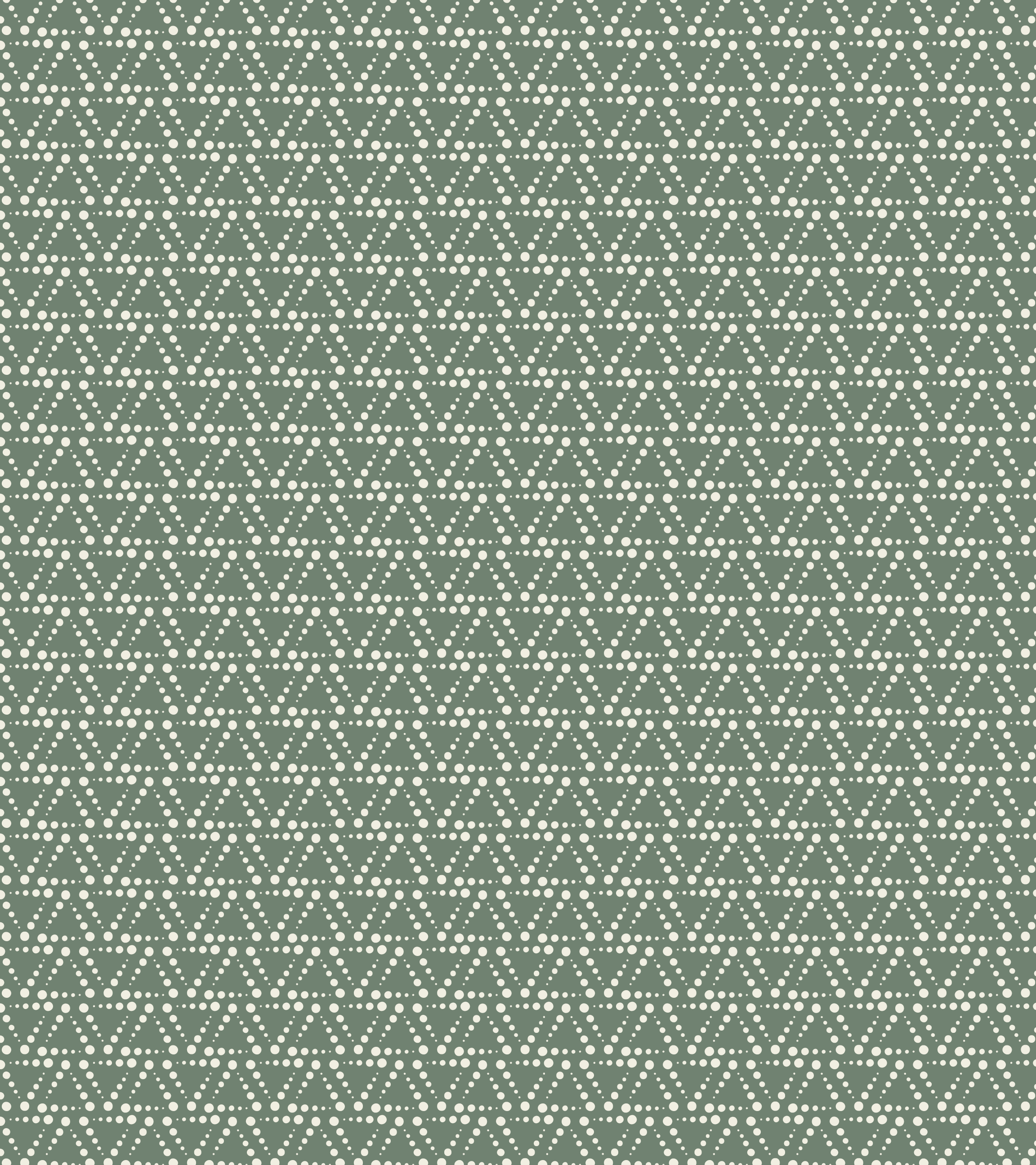Triangle Adventure Green Baby Blanket