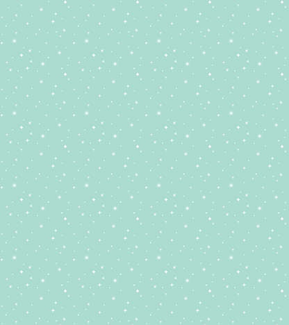 Twinkling Stars Mint Baby Blanket