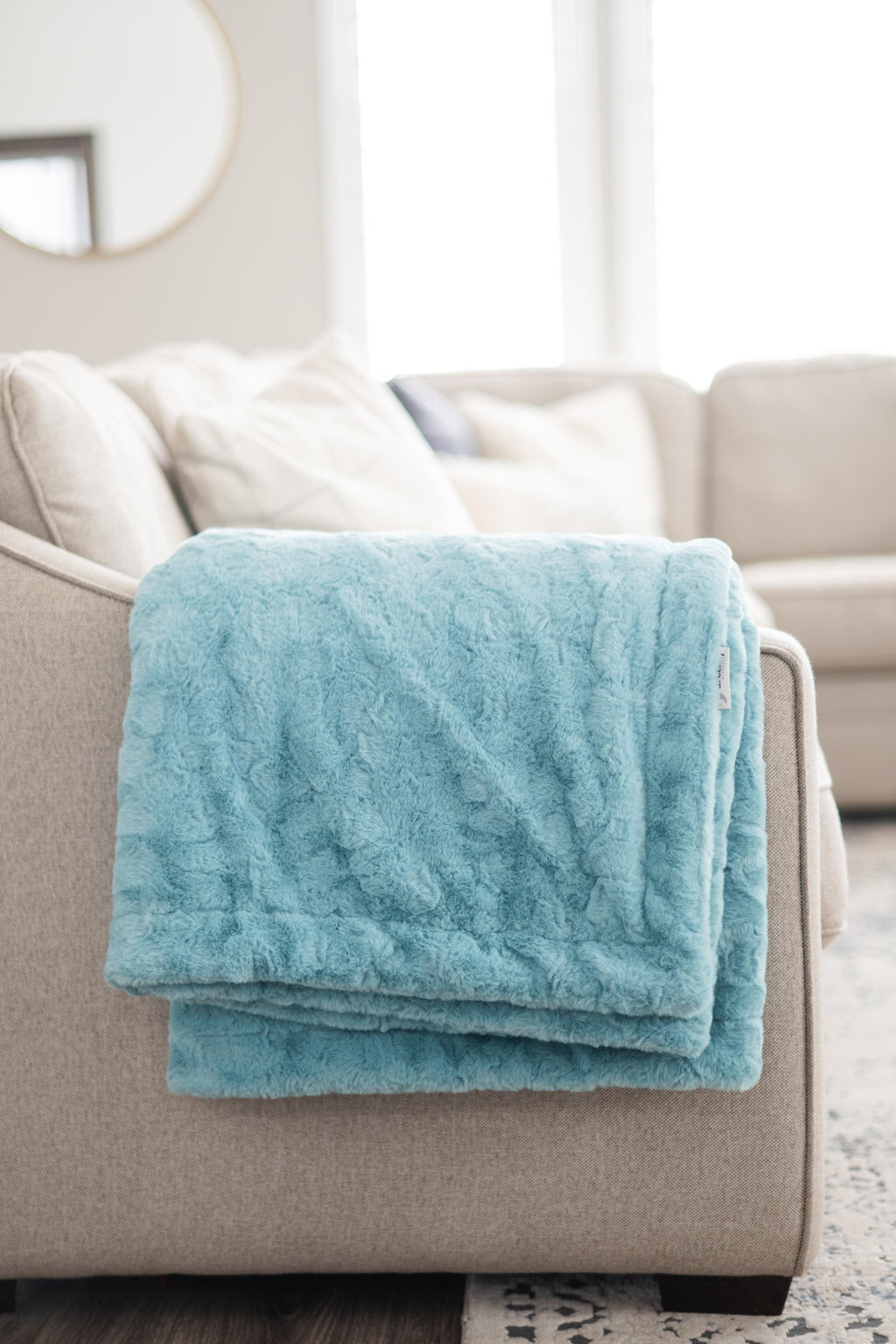 Caribbean Sea Blue Blanket