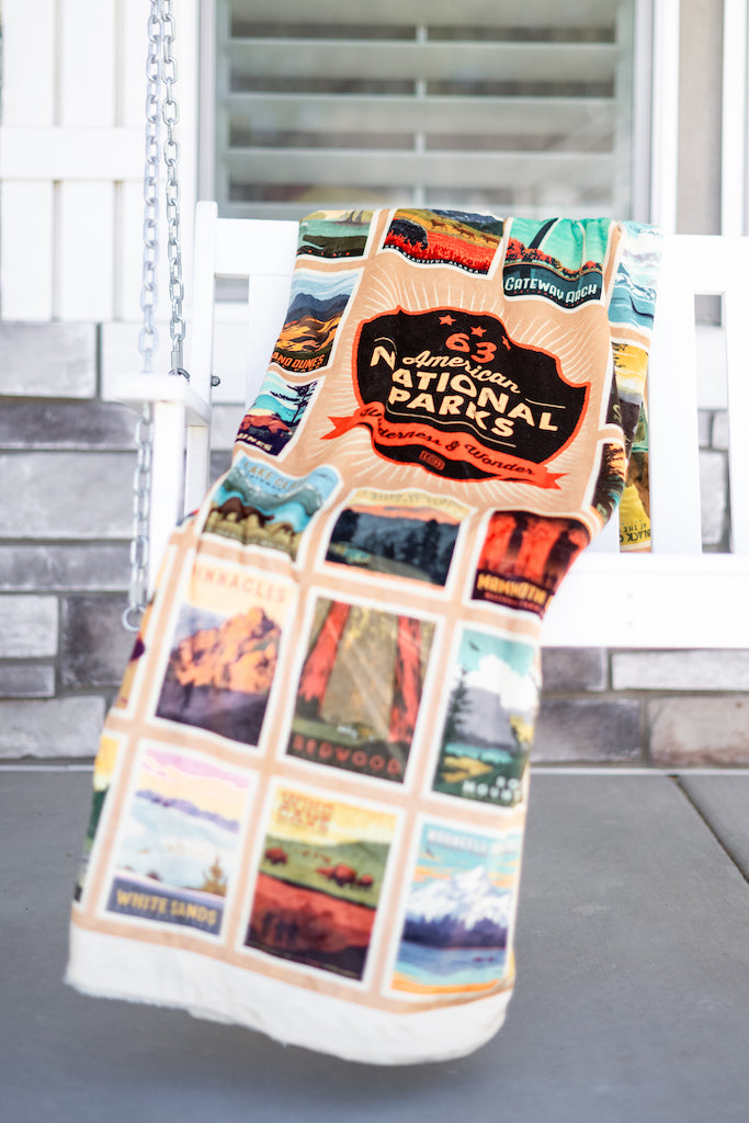 61 national parks discount blanket