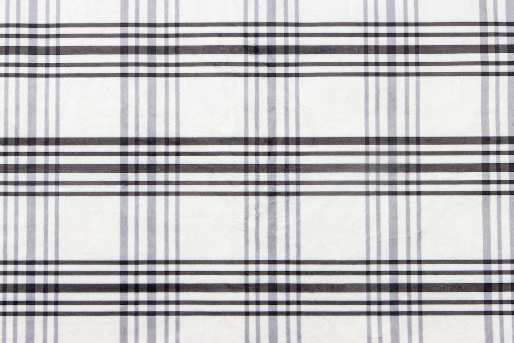 Black & Cream Plaid