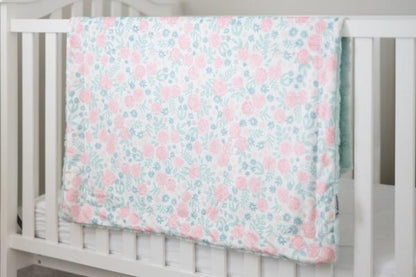 Mary's Rose Garden Baby Blanket