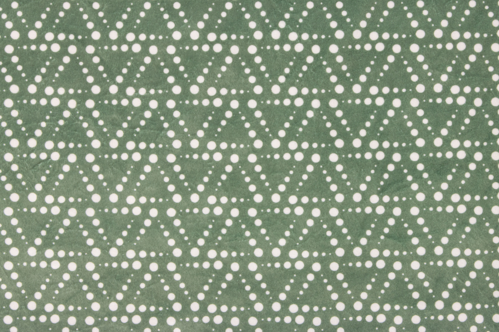 Triangle Adventure Green Baby Blanket