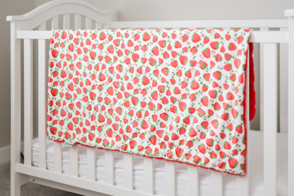 Strawberry Fields Baby Blanket