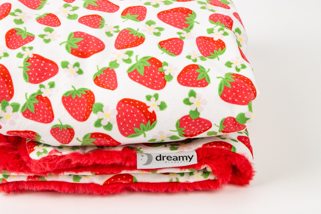 Strawberry Fields Baby Blanket
