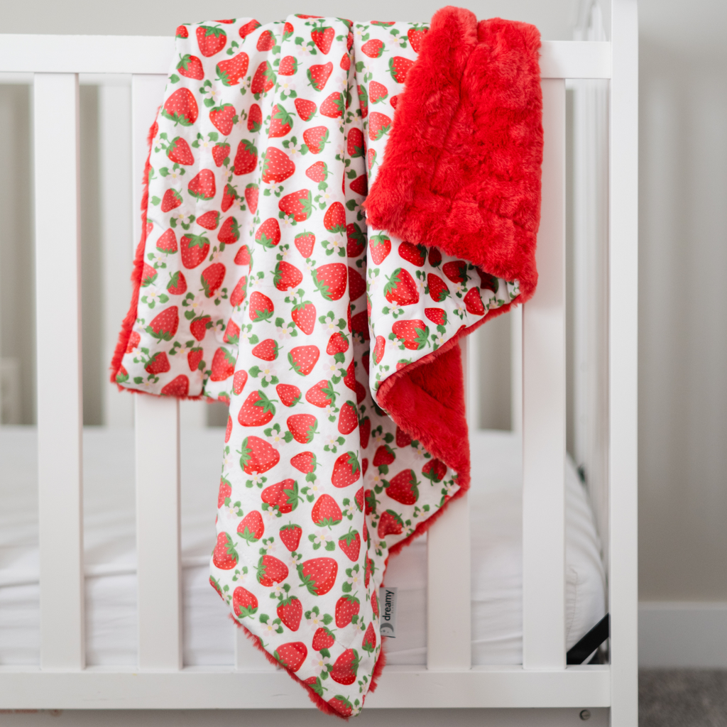Strawberry Fields Baby Blanket